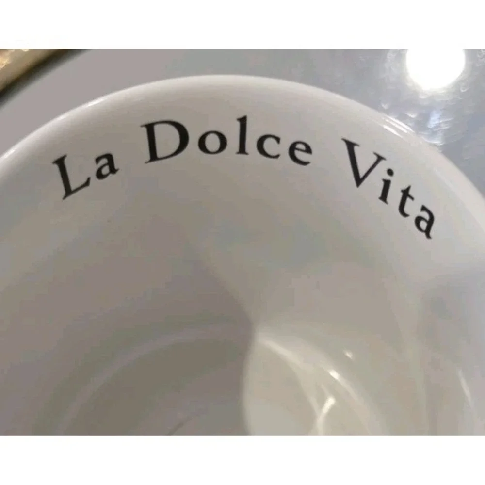 2003 Starbucks Barista Tuscany Italy Coffee Mug La Dolce Vita Sunflower 18oz